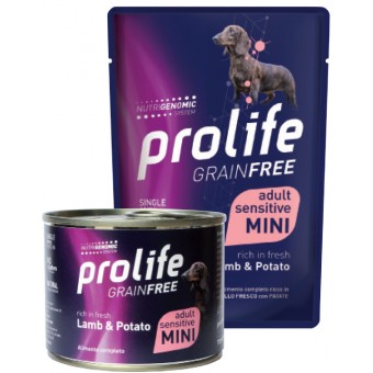 Prolife Grainfree Adult Sensitive Mini Lamb&Potato 200g