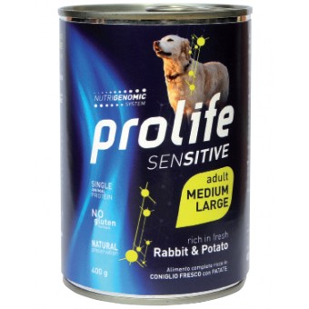 Prolife Sensitive Adult Medium/Large Rabbit&Potato 400g