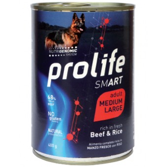Prolife Smart Adult Medium/Large Beef&Rice 400g