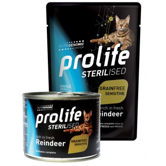 Busta Prolife Cat Sterilised Grainfree Sensitive Reindeer 85g