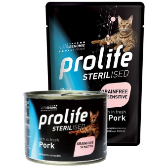 Busta Prolife Cat Sterilised Grainfree Sensitive Pork 85g