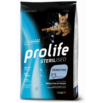 Prolife Adult Sterilised Cat White Fish&Potato 1.5Kg