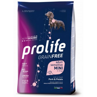 Prolife Grain Free Adult Sensitive Mini Pork&Potato 2Kg