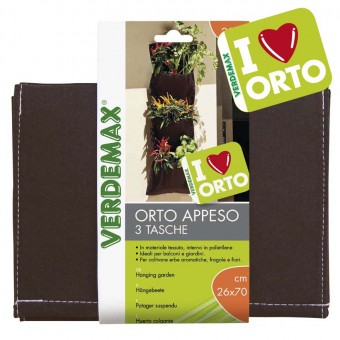 Orto Appeso con 3 tasche 26x70cm