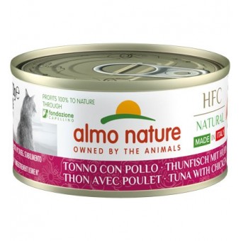 Almo Gatto HFC Natural Made in Italy Tonno con Pollo 70g