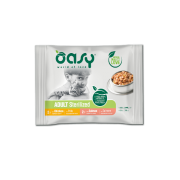 Buste Oasy Gatto Bocconcini in salsa Multipack Sterilized Selection 4x85g
