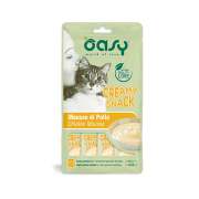 Oasy Creamy Snack Gatto Mousse di Pollo 4X15g