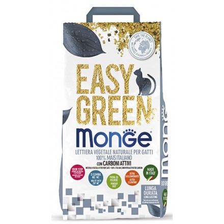 Lettiera Easy Green con carboni attivi 10Lt