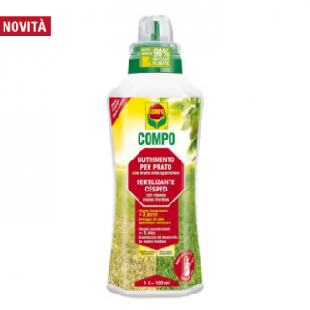 Compo Concime Liquido per un prato pulito con meno erbe spontanee 1lt