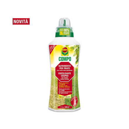 Compo Concime Liquido per un prato pulito con meno erbe spontanee 1lt