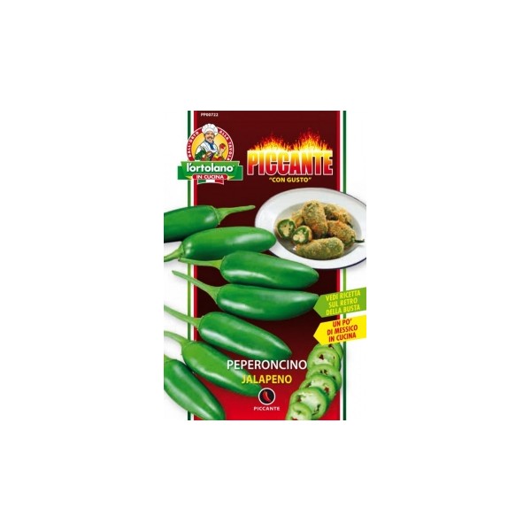 Busta L'Ortolano in Cucina - Piccanti con Gusto - Peperoncino Jalapeno