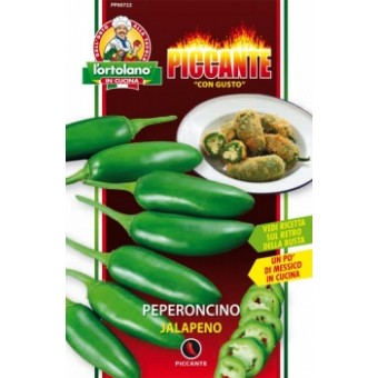 Busta L'Ortolano in Cucina - Piccanti con Gusto - Peperoncino Jalapeno