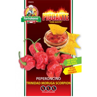 Busta L'Ortolano in Cucina - Piccanti con Gusto - PeperoncinoTrinidad Moruga Scorpion