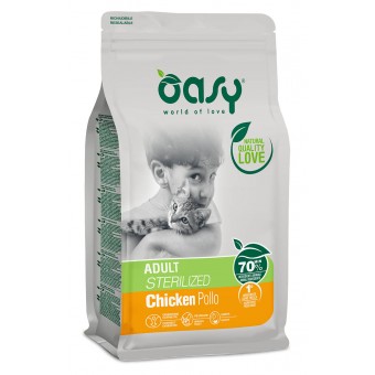 Oasy Cat Adult Sterilized Pollo 7.5Kg