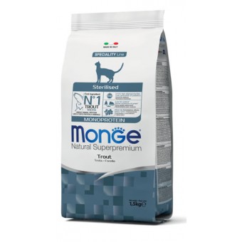 Monge Cat Adult Sterilised Trota 10Kg