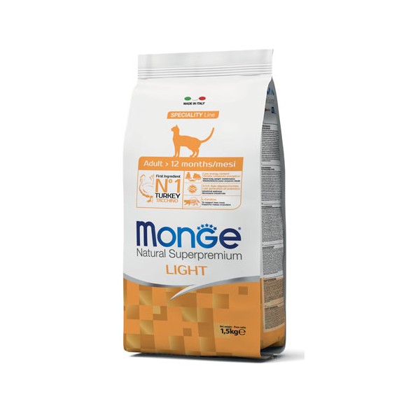 Monge Cat Adult Light Tacchino 1.5Kg