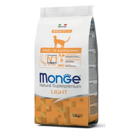 Monge Cat Adult Light Tacchino 1.5Kg