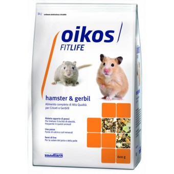 Oikos Fitlife Hamster & Gerbil 600g