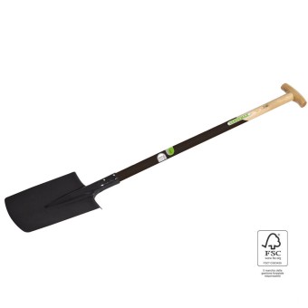 Vanga con manico impugnatura a T in legno FSC® 90cm