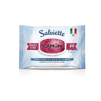 Salviette Detergenti Camon Fragranza Assoluta di Rose 40pz