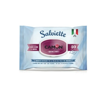 Salviette Detergenti Camon Mirra&Clorexidina 40pz