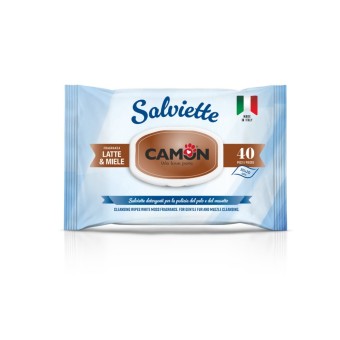 Salviette Detergenti Camon Latte & Miele 40pz