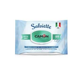 Salviette Detergenti Camon Muschio Bianco 40pz