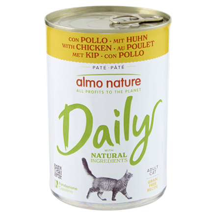 Almo Adult Cat Daily Grain Free con Pollo 400g
