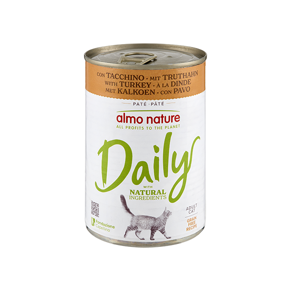 Almo Adult Cat Daily Grain Free con Tacchino 400g