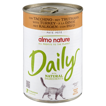Almo Adult Cat Daily Grain Free con Tacchino 400g