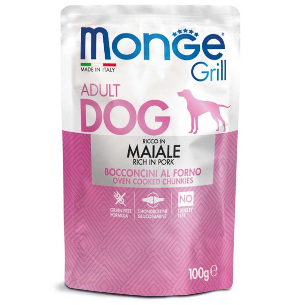 Monge Grill Bocconcini Adult Maiale 100g