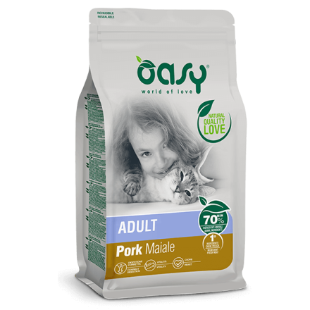 Oasy Cat Adult Maiale 1.5Kg
