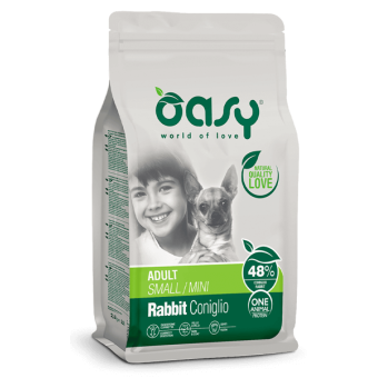 Oasy Adult Mini One Animal Coniglio 2.5Kg