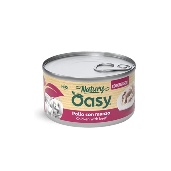 Oasy Natury Brodo di Cottura Pollo con Manzo 85g