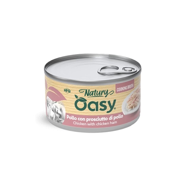 Oasy Natury Brodo di Cottura Pollo con Prosciutto di pollo 85g