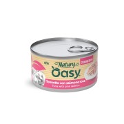 Oasy Natury Brodo di Cottura Tonnetto con Salmone rosa 85g