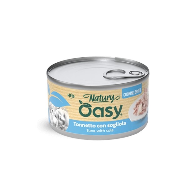 Oasy Natury Brodo di Cottura Tonnetto con Sogliola 85g