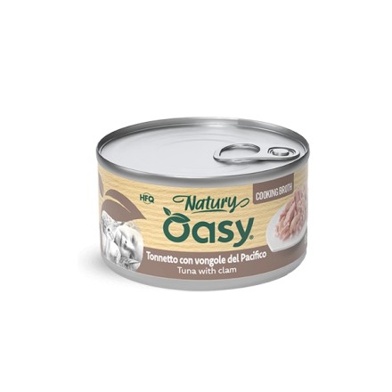 Oasy Natury Brodo di Cottura Tonnetto con Vongole del Pacifico 85g