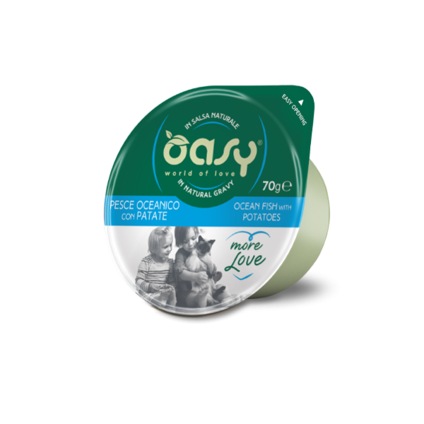 Oasy More Love cup Pesce Oceanico con Patate 70g
