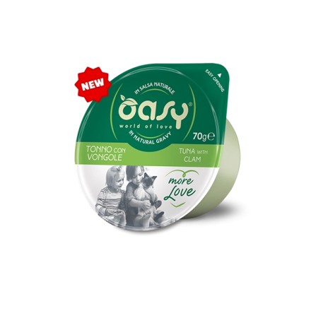 Oasy More Love cup Tonno con Vongole 70g
