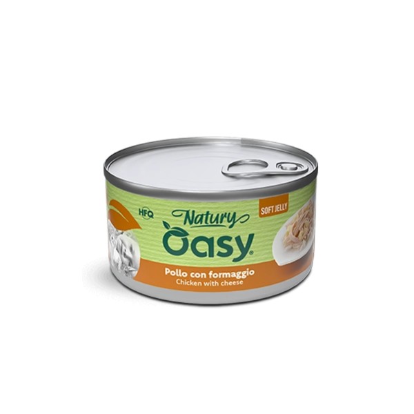 Oasy Natury Soft Jelly Pollo con Formaggio 150g
