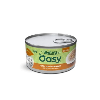 Oasy Natury Soft Jelly Pollo con Formaggio 85g