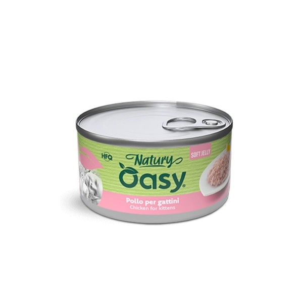 Oasy Natury Soft Jelly Pollo per Gattini 85g