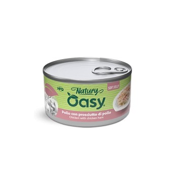 Oasy Natury Soft Jelly Pollo con Prosciutto di pollo 85g