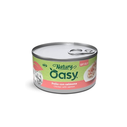 Oasy Natury Soft Jelly Pollo con Salmone 150g