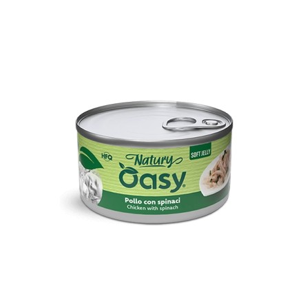 Oasy Natury Soft Jelly Pollo con Spinaci 150g