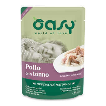 Buste Oasy Gatto Pollo con Tonno 70g