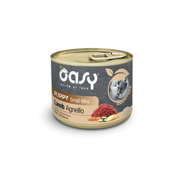 Oasy Grain Free Formula Puppy Small/Mini Agnello con Verdure 200gr