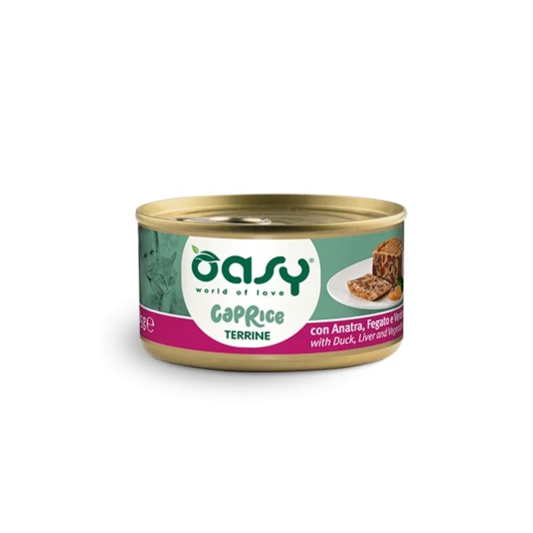 Oasy Caprice Terrine con Anatra, Fegato e Verdure 85g