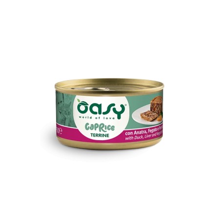 Oasy Caprice Terrine con Anatra, Fegato e Verdure 85g